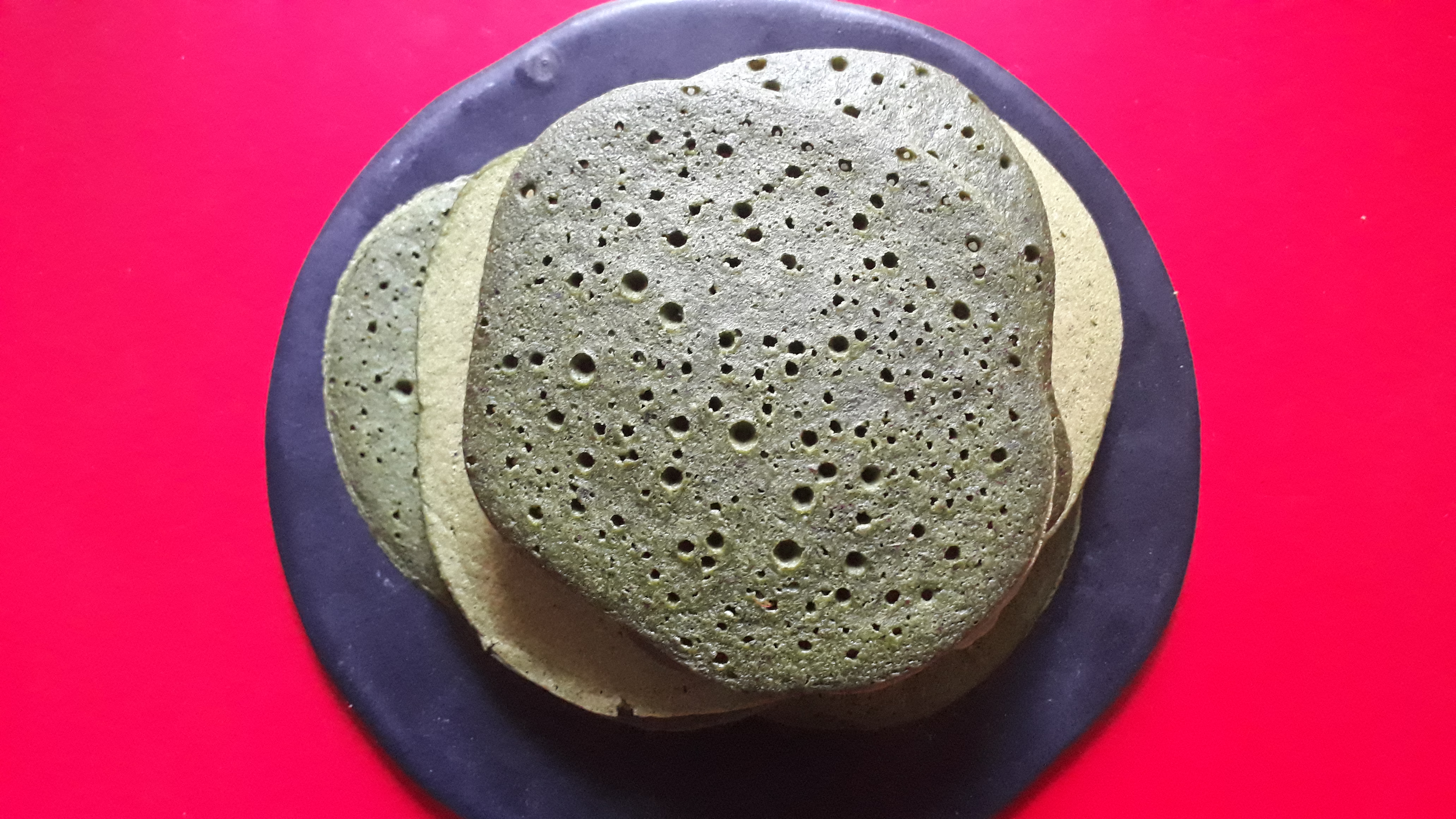 Crêpes au vert de blettes bettes épinards temesira brunch petit dej healthy végétal